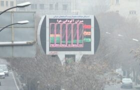 هوای تبریز بدلیل انتشار گرد و غبار ناسالم برای تمامی گروههای سنی