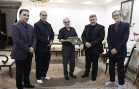 دیدار مدیرکل فرهنگ و ارشاد اسلامی آذربایجان شرقی با شاعر حماسه‌سرای «غواصلار»