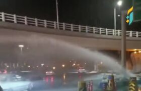 جوابیه شرکت آب و فاضلاب آذربایجان شرقی به خبر منتشره درباره ترکیدگی لوله در میدان شهید فهمیده