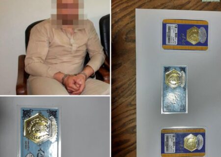 کلاهبرداری که سکه‌ های طلای تقلبی در بازار مرند توزیع میکرد دستگیر شد