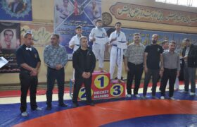 ۸ طلا ۱۴ نقره ۱۶ برنز حاصل کاراته کاران نونهال مرندی در رقابت های قهرمانی استان