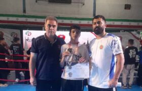 محمد جواد قربانی از شهرستان ملکان به مقام نایب قهرمانی بوکس نونهالان ایران رسید