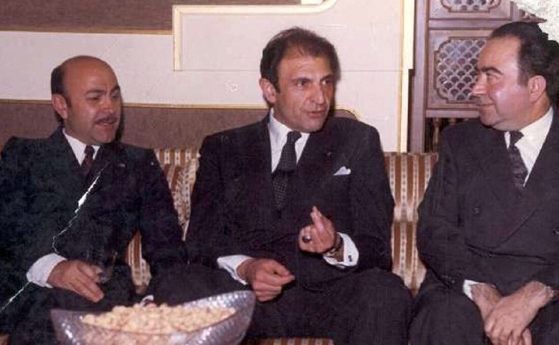 عکس/ سفارت ایران در واشنگتن سال ۵۴؛ دیدار اردشیر زاهدی، فرح پهلوی و جرالد فورد
