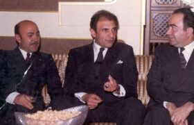عکس/ سفارت ایران در واشنگتن سال ۵۴؛ دیدار اردشیر زاهدی، فرح پهلوی و جرالد فورد