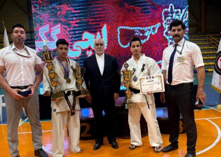  ۳ مدال خوش رنگ کاراته قهرمانی کشور بر گردن کاراته‌کاهای آذربایجان شرقی