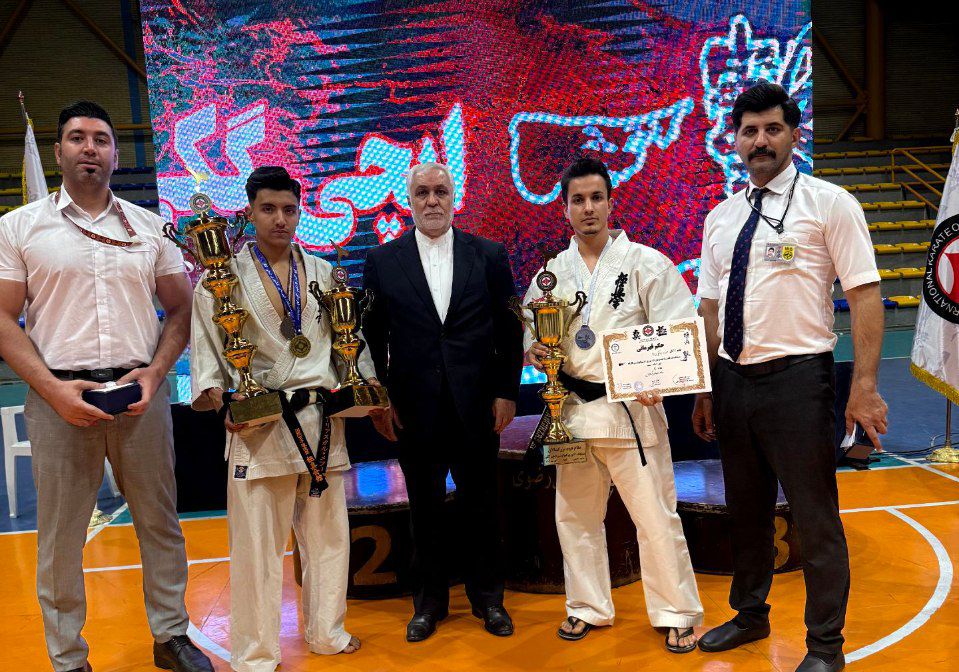  ۳ مدال خوش رنگ کاراته قهرمانی کشور بر گردن کاراته‌کاهای آذربایجان شرقی