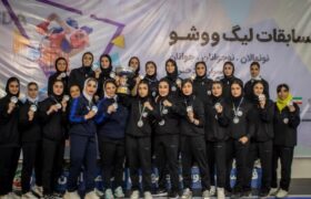 نایب قهرمانی ثنا رضامند و تیم هیئت ووشو ماهشهر در لیگ ووشو جوانان دختران کشور