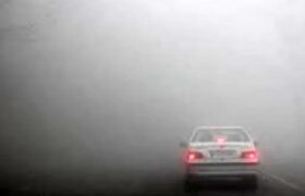 مه شدید در انزلی/ویدیو