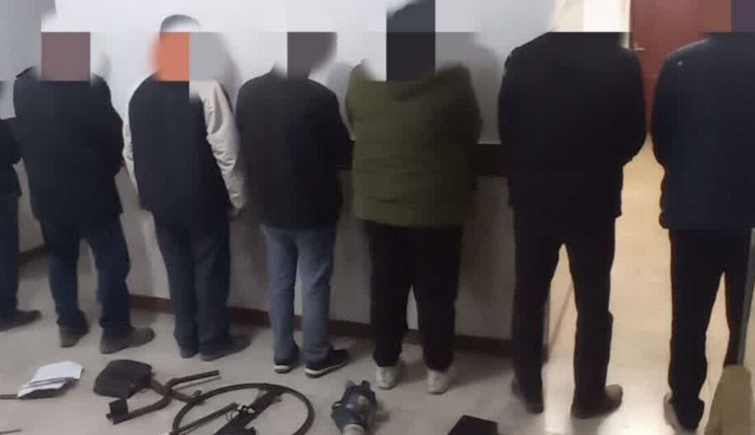 بازداشت ۷ حفار غیرمجاز در میانه