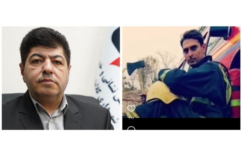 پیام تسلیت رضا جان فشان در پی شهادت آتش نشان فداکار تبریزی صالح امانی