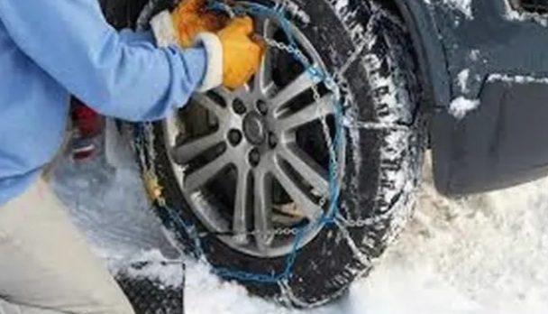 جریمه خودروهای بدون زنجیر چرخ/ ویدئو