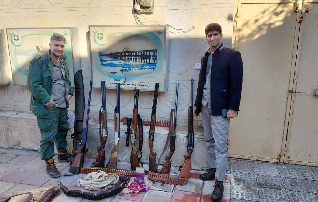 دستگیری ۳ گروه شکارچی متخلف در یک روز ؛ اقتدار یگان حفاظت محیط زیست شهرستان ملکان در صیانت از طبیعت “