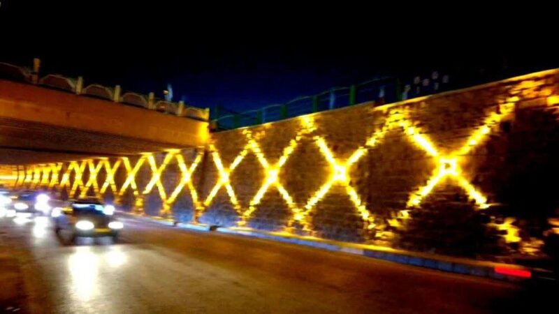 نورپردازی زیرگذرهای منطقه ۴ تبریز در راستای ارتقای ایمنی و زیبایی شهری