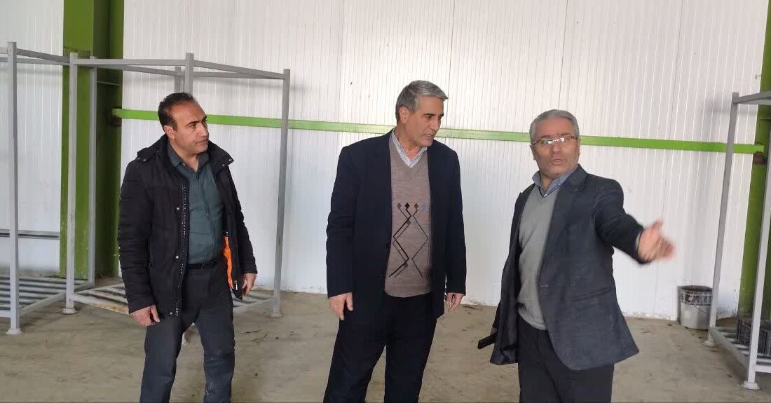 بازدید از سردخانه ۵ هزار تنی در آستانه افتتاح در شهرستان بستان‌آباد 