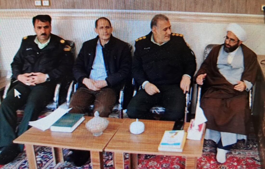 دیدار فرمانده انتظامی شهرستان آذرشهر با امام جمعه بخش ممقان