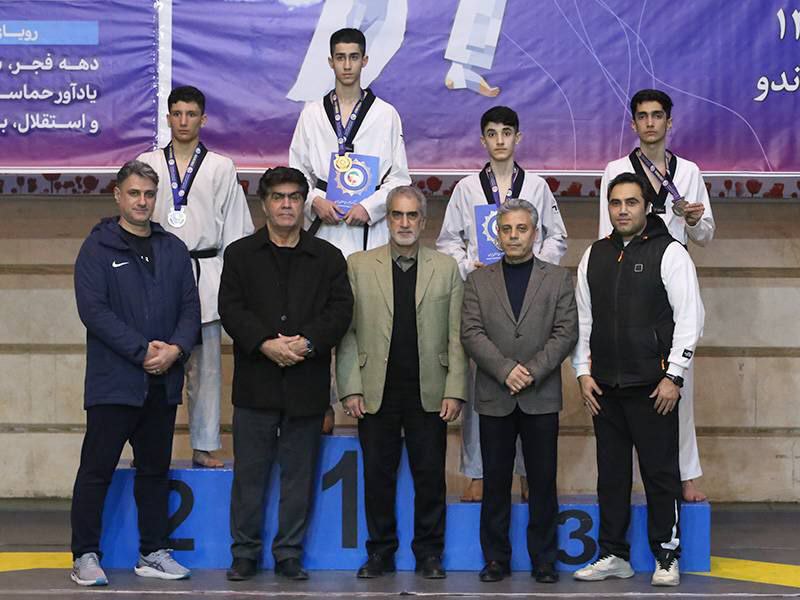 مدال برنز تکواندوکار آذربایجان‌شرقی در انتخابی تیم‌ملی نوجوانان