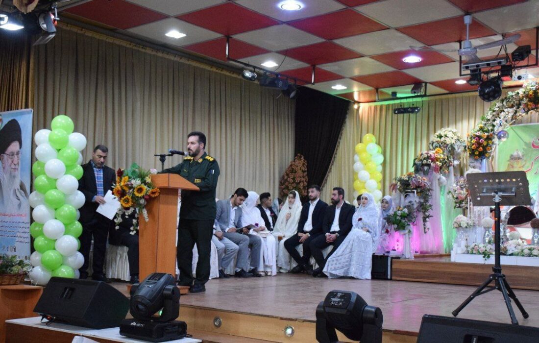 برگزاری مراسم جشن ازدواج آسان با عنوان مهر ماندگار در شهرستان مرند