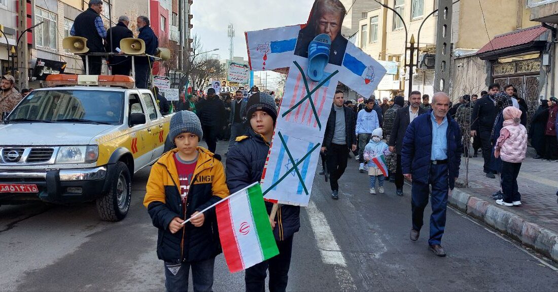 برگزاری باشکوه راهپیمایی یوم‌الله ۲۲ بهمن در “میانه” با تمهیدات کامل انتظامی و ترافیکی+عکس