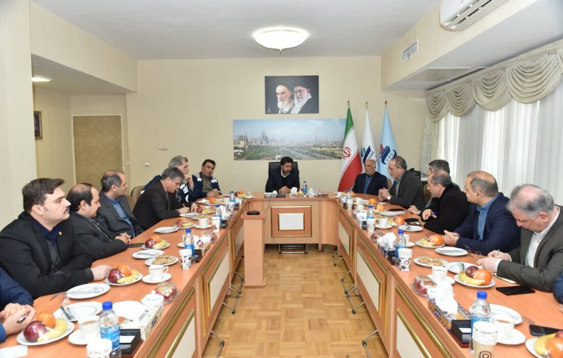 دیدار مدیر امور شعب بانك ملی در استان آذربايجان شرقی با مدیرعامل پتروشیمی تبریز 