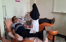 مردم مرند با اهدای خون به پویش «عمل صالح ماندگار» پیوستند