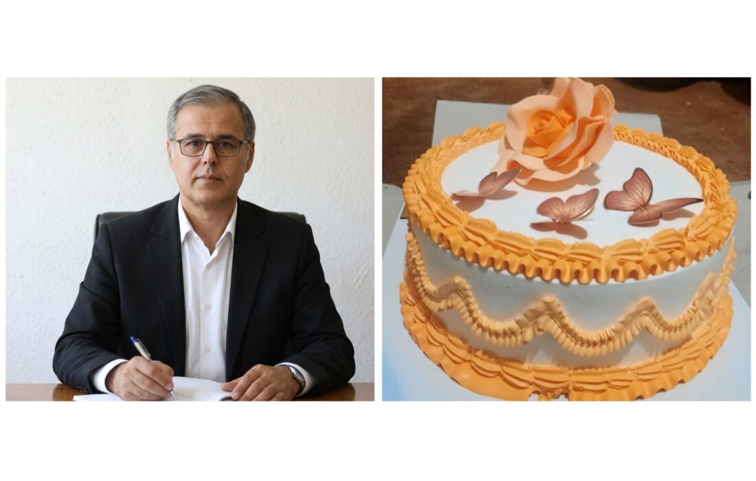 ناصر غلامی هوجقان ۴۹ ساله شد؛ نگاهی به جشن تولد او با کیک خاص 