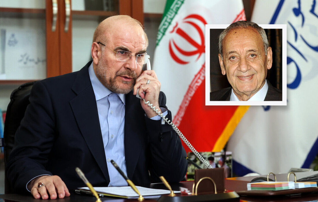 قالیباف: با جدیت پیگیر پایان جنگ در لبنان هستیم؛ نبیه بری: دشمن به دنبال خدشه به حاکمیت لبنان است