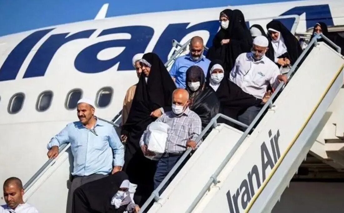 بازگشت بیش از ۱۶ هزار نفر از حجاج به کشور/ به دلیل محدودیتهای ایجاد شده، ۱۱ پرواز لغو شد