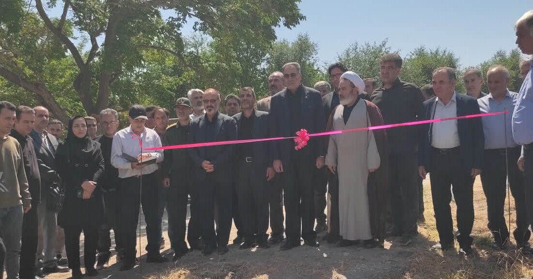 از دانش دانشگاه تا زمین‌های کشاورزی؛ فرآیند نوین آبیاری در مرند با استفاده از کانال‌های بتن‌پارچه‌ای آغاز شد