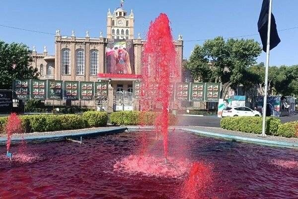 وقتی آب میدان ساعت، با خون کربلا درآمیخت؛ تجلی عاشورا در قلب شهر
