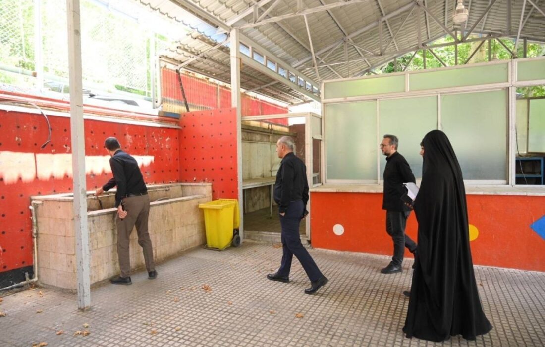 آماده‌سازی منطقه یک تهران برای میزبانی از شرکت‌کنندگان در مراسم تشییع «شهید ایران»
