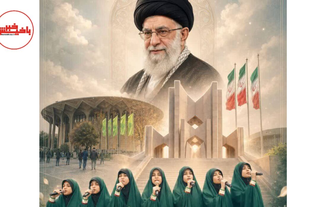 زمزمه‌ی وفاداری از قلب آذربایجان؛ اجرای گروه رهپویان یاس در مراسم تشییع رهبری