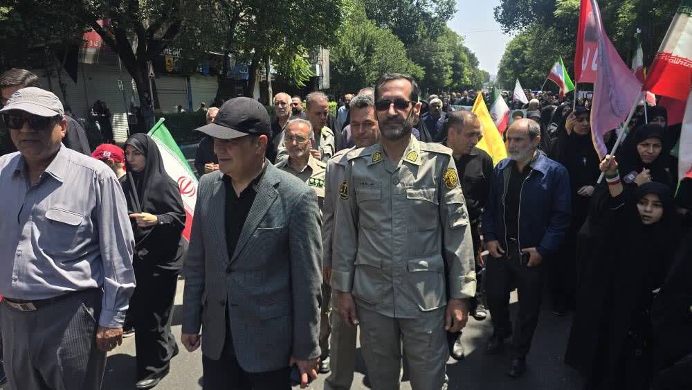 سفیرانِ سبز پوش ، پاسدارانِ طبیعت آذربایجان شرقی در در وداع با رهبر