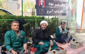 موکب «رهبر شهید»؛ تجلی ایثار خادمان اوقاف آذربایجان شرقی