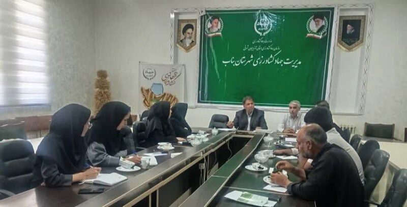 نشست هماهنگی خرید گندم و توزیع کود در بناب برگزار شد