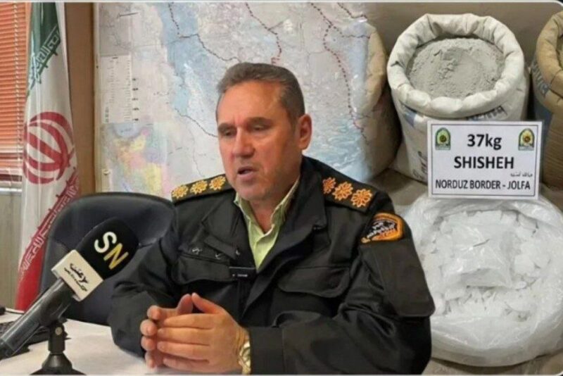 جاسازی در مرز نوردوز؛ کشف محموله ۳۷ کیلوگرمی شیشه در میان بار سیمان