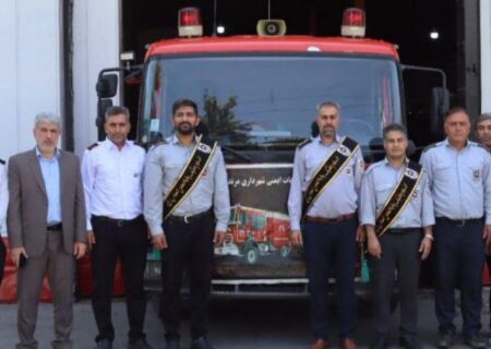 در خدمت زائران؛ سفر آتش‌نشانان مرند به قلب مسیر اربعین در مرز تمرچین